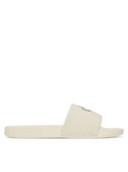 Calvin Klein Jeans Japonki Slide Monogram Wn Logo Ck YW0YW01967 Beżowy. Brązowe japonki Calvin Klein Jeans, bez wzorów, z jeansu. Za 179.99 zł.