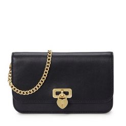 Torebka LAUREN RALPH LAUREN. Czarne kopertówki Lauren Ralph Lauren, bez wzorów, wizytowe, bez dodatków. Za 589.99 zł.