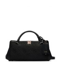 Guess Torebka Audrey Logo HWJG97 55060 Czarny. Czarne torebki klasyczne Guess, z aplikacjami, z materiału, bez dodatków. Za 634.99 zł.