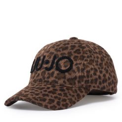 Czapka z daszkiem Liu Jo. Brązowe czapki z daszkiem Liu Jo, bez wzorów. Za 199.99 zł.