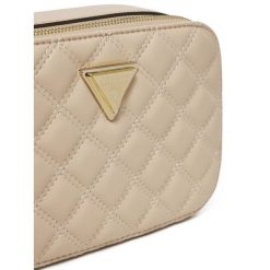 Torebka Guess. Brązowe listonoszki Guess, z aplikacjami, bez dodatków. Za 339.99 zł.