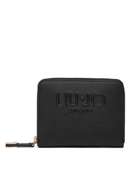 Liu Jo Portfel Ecs M Zip Around AF5156 E0087 Czarny. Czarne portfele Liu Jo, bez wzorów, ze skóry. Za 269.99 zł.