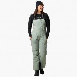 Spodnie narciarskie Kobieta Swedemount Cervinia Bib Pants wodoodporne. Zielone spodnie narciarskie SWEDEMOUNT, bez wzorów, narciarskie. Za 699.99 zł.