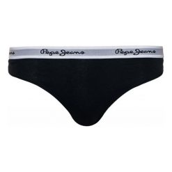 Pepe Jeans Damskie Stringi Dixie M Czarny. Czarne stringi Pepe Jeans, bez wzorów, z bawełny. Za 54.90 zł.