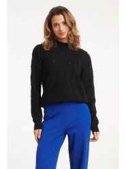 Smashed Lemon Sweter w kolorze czarnym rozmiar: S. Czarne swetry Smashed Lemon, s, z aplikacjami, bez ramiączek. Za 126.99 zł.