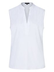 More & More Bluzka w kolorze białym rozmiar: 44. Białe bluzki More & More, bez wzorów, bez kołnierzyka, bez ramiączek. Za 69.99 zł.