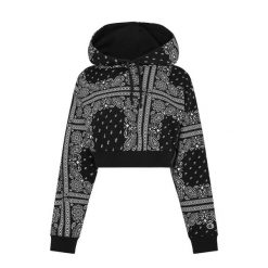 Bluza treningowa damska Champion Hooded Crop Top. Czarne bluzy Champion, m, bez wzorów, z bawełny, bez ramiączek, bez kaptura. Za 232.00 zł.