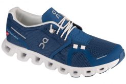 Buty do biegania damskie, Cloud 5. Niebieskie buty do biegania On, bez wzorów, z denimu, przed kostkę, bez zapięcia, do biegania. Za 898.00 zł.