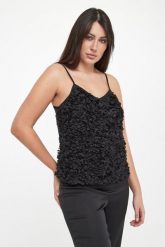 Top damski z kwiatami TWINSET ACTITUDE. Topy Twinset Milano, l, bez wzorów, bez kołnierzyka, bez ramiączek. Za 529.00 zł.