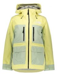 The North Face Kurtka narciarska "Dragline" w kolorze żółto-zielonym rozmiar: S. Zielone kurtki narciarskie The North Face, s, bez wzorów, z materiału, bez kaptura, narciarskie. Za 766.90 zł.