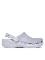 Crocs Klapki Classic Frosted Clog 210928 Fioletowy. Fioletowe klapki Crocs, bez wzorów, z tworzywa sztucznego, bez obcasa, bez zapięcia. Za 139.99 zł.