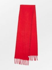 Becksöndergaard Szal w kolorze czerwonym - 210 x 26 cm rozmiar: onesize. Czerwone szaliki i kominy Becksöndergaard, bez wzorów, z materiału. Za 295.99 zł.