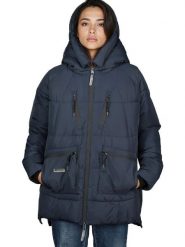 Geographical Norway Płaszcz pikowany "Badaboum" w kolorze granatowym rozmiar: XXL. Niebieskie płaszcze Geographical Norway, xxl, bez wzorów, bez kaptura. Za 274.75 zł.