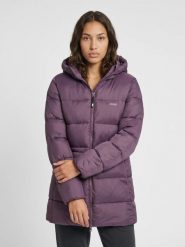 Damska kurtka puchowa Hummel. Fioletowe kurtki Hummel, s, bez wzorów, z materiału, klasyczne, bez kaptura. Za 425.60 zł.