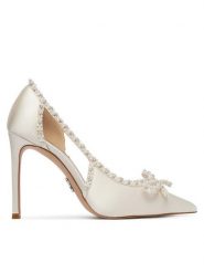 Steve Madden Szpilki Tandi 11005583 Biały. Białe szpilki Steve Madden, bez wzorów, z materiału, bez obcasa, na szpilce, bez zapięcia. Za 689.99 zł.