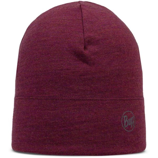 Czapka z wełny merino midweight. Niebieskie czapki zimowe Buff, bez wzorów, z materiału. Za 129.99 zł.