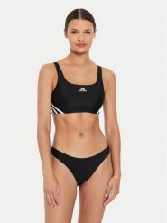 Adidas Bikini 3-Stripes IB5985 Czarny. Czarne bikini adidas, bez wzorów, z syntetyku, sportowe. Za 129.99 zł.