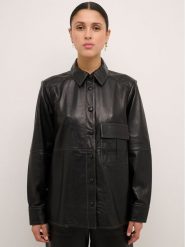 Karen by Simonsen Koszula Kerstinekb 10104591 Czarny Casual Fit. Czarne koszule Karen by Simonsen, bez wzorów, ze skóry, casualowe, bez kołnierzyka, bez ramiączek. Za 969.99 zł.