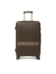Nine West Walizka średnia CEO-NW-M-001-10 Brązowy ciemny. Brązowe walizki Nine West, średnie. Za 359.99 zł.