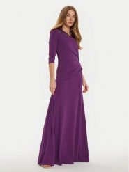 Rinascimento Sukienka koktajlowa CFC0121168003 Fioletowy Slim Fit. Fioletowe sukienki Rinascimento, m, bez wzorów, z syntetyku, wizytowe, bez kołnierzyka, bez ramiączek. Za 339.99 zł.