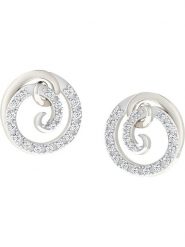 Diamant Vendôme Złote kolczyki-wkrętki z diamentami rozmiar: onesize. Szare kolczyki Diamant Vendôme, z diamentem, złote. Za 935.99 zł.