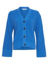 MOSS COPENHAGEN Kardigan "Jillena" w kolorze niebieskim rozmiar: XS/S. Niebieskie swetry Moss Copenhagen, s, bez wzorów, bez ramiączek. Za 140.86 zł.