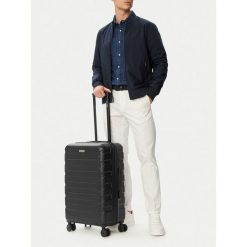Walizka średnia GINO ROSSI. Czarne walizki Gino Rossi, średnie. Za 279.99 zł.