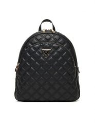 Guess Plecak 176297 Czarny. Czarne plecaki Guess, z aplikacjami, ze skóry, bez dodatków. Za 639.99 zł.