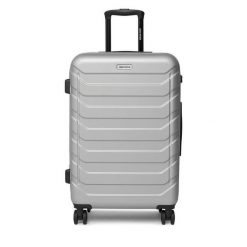 Walizka średnia GINO ROSSI. Szare walizki Gino Rossi, średnie. Za 279.99 zł.