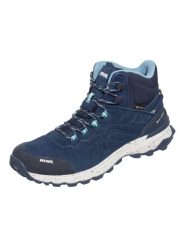 Buty trekkingowe damskie MEINDL Dallas Lady Mid GTX. Niebieskie buty trekkingowe MEINDL, bez wzorów, z gore-texu, bez zapięcia, wspinaczkowe, gore-tex. Za 1,099.90 zł.