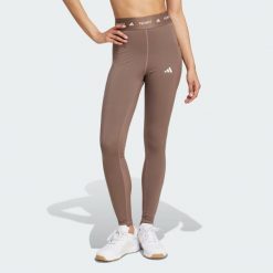 Legginsy Techfit Stash Pocket Full-Length. Brązowe legginsy adidas, l, bez wzorów, techfit (adidas). Za 199.00 zł.