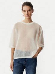 JOOP! Sweter 262Kn58Killa 30102943 Kremowy Relaxed Fit. Białe swetry Joop!, bez wzorów, z syntetyku, bez ramiączek. Za 589.99 zł.