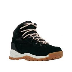 Buty trekkingowe Columbia Newton Ridge Plus Waterproof Amped Czarny/Różowy. Czarne trekkingi Columbia, bez wzorów, z materiału, bez zapięcia, trekkingowe. Za 531.11 zł.