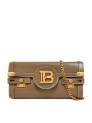 Balmain Torebka DN1LE596LSLX Brązowy. Brązowe kopertówki Balmain, bez wzorów, ze skóry, wizytowe, bez dodatków. Za 4,599.00 zł.