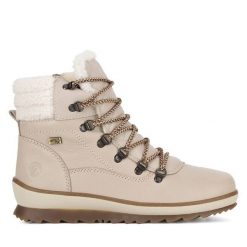 Trzewiki Remonte. Brązowe botki Remonte, bez wzorów, bez obcasa, na płaskiej podeszwie, bez zapięcia. Za 328.99 zł.