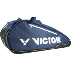 Torba na rakietę do badmintona Victor Multithermobag 9035 B. Niebieskie torby sportowe Victor, bez wzorów, z materiału. Za 504.15 zł.