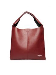 Patrizia Pepe Torebka 8B0321/L148-B861 Bordowy. Czerwone torebki klasyczne Patrizia Pepe, bez wzorów, ze skóry, bez dodatków. Za 1,289.00 zł.