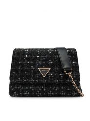 Guess Torebka HWBB87 48200 Czarny. Czarne kopertówki Guess, z aplikacjami, z materiału, wizytowe, bez dodatków. Za 319.99 zł.
