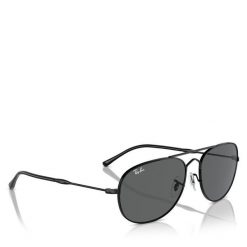 Okulary przeciwsłoneczne Ray-Ban. Czarne okulary przeciwsłoneczne Ray-Ban, bez wzorów. Za 559.99 zł.