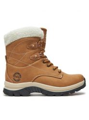Vertigo Alpes Śniegowce Bicky W Brązowy. Brązowe śniegowce Vertigo Alpes, bez wzorów, ze skóry, bez zapięcia. Za 399.99 zł.