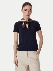 Weekend Max Mara T-Shirt Multib 2615971021 Granatowy Regular Fit. Niebieskie t-shirty Weekend Max Mara, xxl, bez wzorów, z bawełny, bez kołnierzyka, bez ramiączek. Za 279.99 zł.