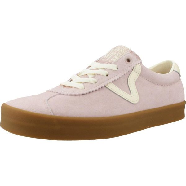 Buty VANS SPORT LOW Rose. Czerwone buty treningowe Vans, bez wzorów, z tkaniny, bez zapięcia. Za 349.99 zł.