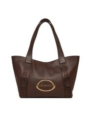 LOVE MOSCHINO Torebka JC4337PP0NK1431A Brązowy. Brązowe torebki klasyczne Love Moschino, bez wzorów, ze skóry, bez dodatków. Za 1,009.00 zł.