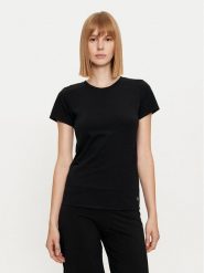 Deha T-Shirt A00150 Czarny Regular Fit. Czarne t-shirty Deha, xs, bez wzorów, z bawełny, bez kołnierzyka, bez ramiączek. Za 139.99 zł.