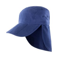 Składana Czapka Legionisty. Niebieskie czapki z daszkiem RESULT HEADWEAR, bez wzorów, z bawełny. Za 45.99 zł.