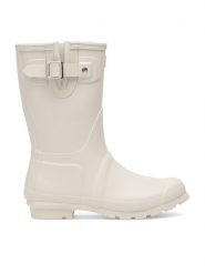 Hunter Kalosze HFW-002 Biały. Białe kalosze Hunter, bez wzorów, z kauczuku, bez zapięcia. Za 249.99 zł.