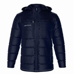 Kurtka zimowa Givova Prime unisex niebieska. Czarne kurtki Givova, na zimę, bez wzorów, sportowe, bez kaptura. Za 275.99 zł.
