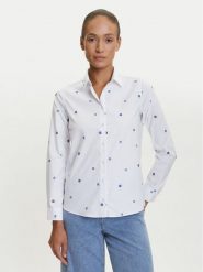 Tatuum Koszula Edna T2503.084 Biały Regular Fit. Białe koszule Tatuum, bez wzorów, z bawełny, bez kołnierzyka, bez ramiączek. Za 219.99 zł.