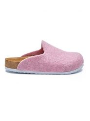Comfortfusse Wełniane kapcie w kolorze jasnoróżowym rozmiar: 39. Różowe kapcie Comfortfüße, bez wzorów, z materiału. Za 141.19 zł.