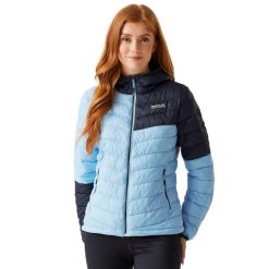 Kurtka Z Kapturem Damska Hillpack II. Niebieskie kurtki Regatta, s, bez wzorów, z materiału, z kapturem. Za 116.99 zł.